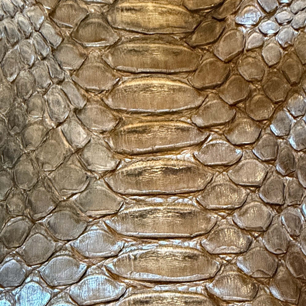 Gucci Brown Python-Embossed Leather Shoulder Bag … - image 4